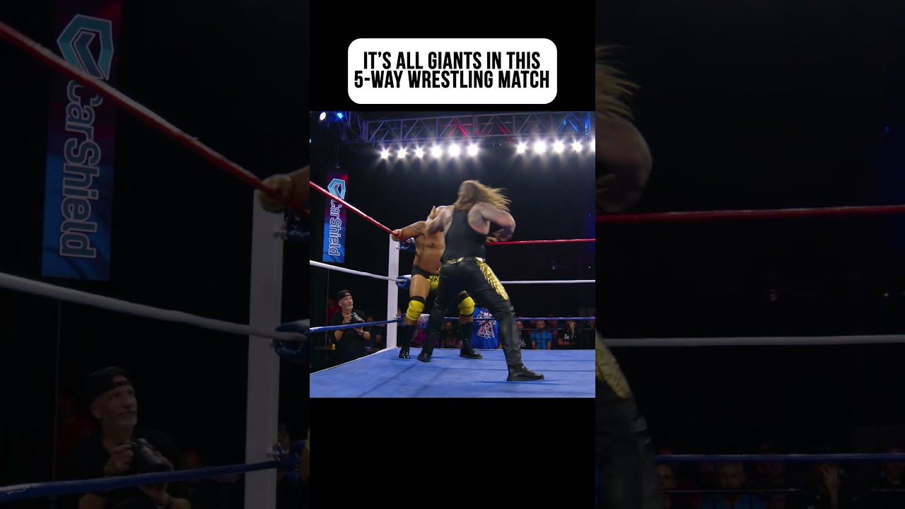 It's All Giants In This 5 Way Wrestling Match!