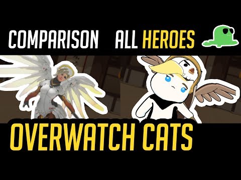 (comparison)-overwatch-but-with-cats---all-heroes---"katsuwatch"-(old)