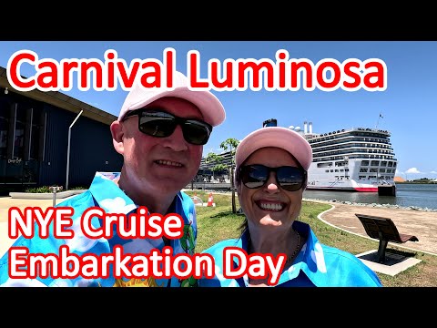 Carnival Luminosa Cruise - Cruising into 2024 on the Carnival Luminosa, Embarkation Day Video Thumbnail