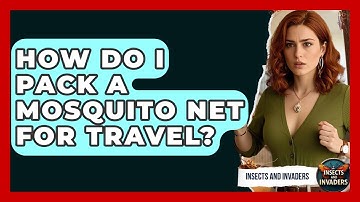 How Do I Pack A Mosquito Net For Travel? - Insects and Invaders