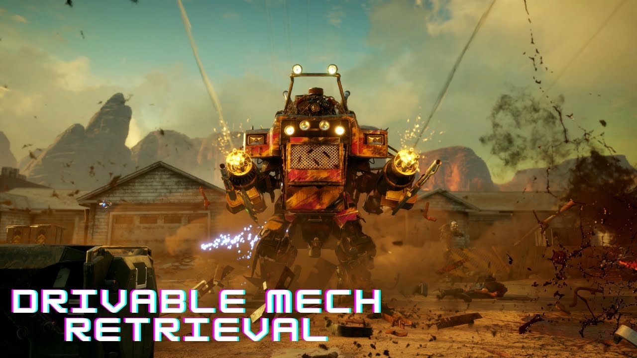 RAGE 2 DRIVABLE MECH RETRIEVAL (All 3 motor parts location) YouTube