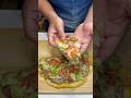 餃子の皮で作るビックマック風ピザ