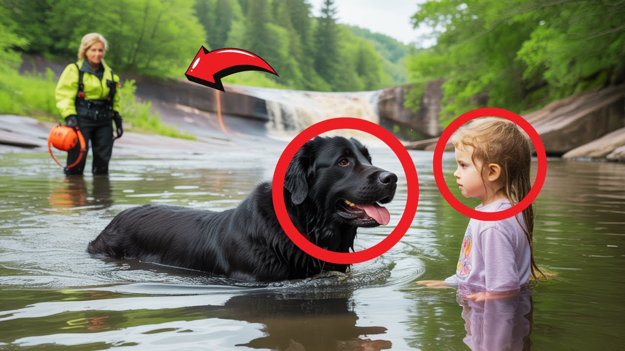 9 Year Old Girl Swept Away by Flash Flood—Water Rescue Dog Dives 20 ...