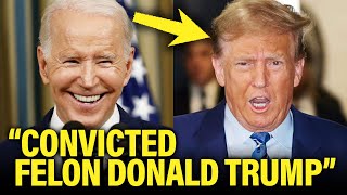 Biden PREPARED to BREAK SILENCE on Trump Trial Verdict