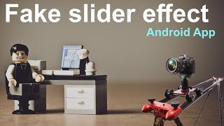 How to make fake slider effect on photo or video with android mobile app,make moving picture effect screenshot 4