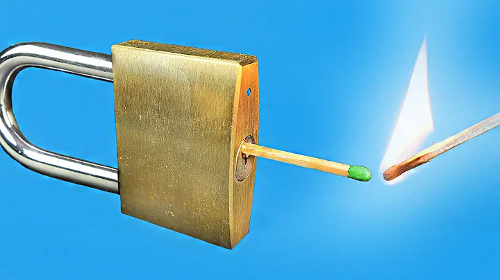 Insane Way to Open Any Lock Without a Key! Amazing Tricks with Matches, That Work Extremely Well