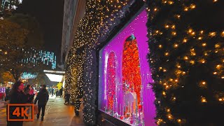 London Christmas Lights on Oxford Street | Festive Walk Through London’s Busy Shops & Selfridges