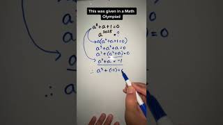 Solution to a math Olympiad question