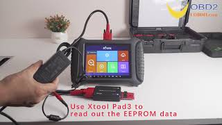 How to Use Xtool X100 Pad 3 Read Eeprom Data