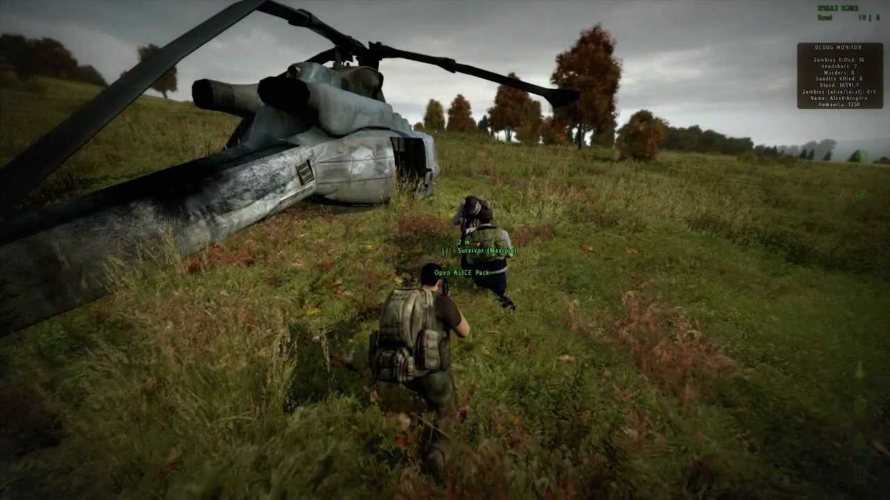 The DayZ Survival(Arma 2 OA Mod) Episode 7 w/ AlexViking, Serradoss and Maxipio: EPIC FRAG