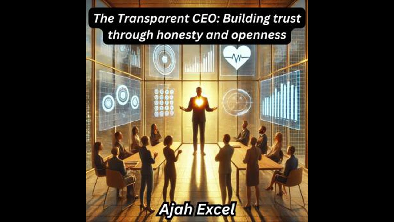 Transparent CEO: Building trust through honesty and openness - Ajah Excel