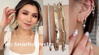 2022 JEWELRY COLLECTION 💎 everyday jewelry pieces that i love (must have investments) | Miss Louie