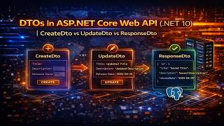 17. DTOs in ASP.NET Core Web API (.NET 10) | CreateDto vs UpdateDto vs ResponseDto