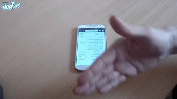 Samsung Galaxy S4 Air Gestures motion control (demo)