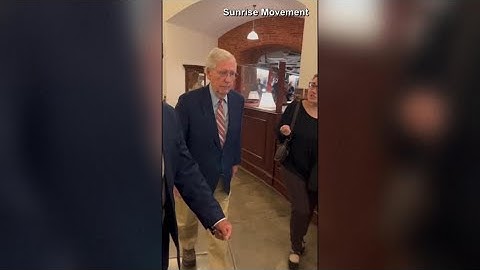 Sen. Mitch McConnell falls at Capitol
