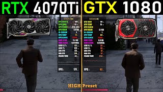 RTX 4070 Ti vs GTX 1080 | i9-13900K - Test in 8 Games at 1440p | Tech MK