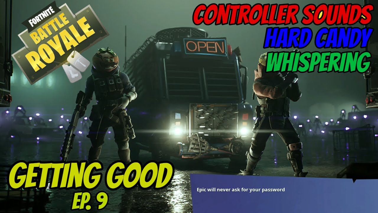 ASMR Gaming: Fortnite | Hard Candy, Whispering, Controller Sounds - Getting Good Ep 9. Solid Gold!