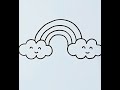 رسم قوس قزح رينبو 