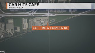 Springfield cafe temporarily closed Sunday morning after car drove through building