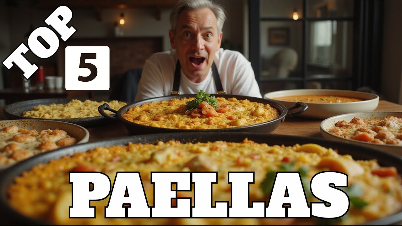 🥘Las 5 PAELLAS MÁS SORPRENDENTES de VALENCIA 🥘🔥