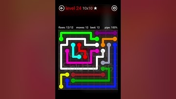 Flow Free Play 10x10 Mania Level 16 to 30