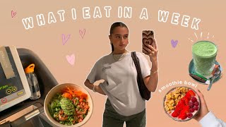 WHAT I EAT IN A WEEK (man-fre)