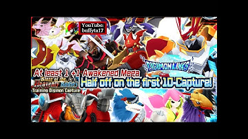 Digimon Links - Mega Festival & Training Capture Summon