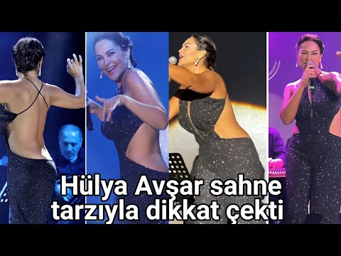 Hülya Avşar attracted attention with her low-cut back that went down to her hips.
