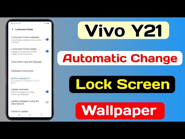 How to set wallpaper in vivo y21  vivo y21 wallpaper setting  vivo y21 me  wallpaper kaise lagaye  YouTube