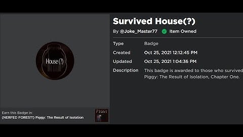 (WARNING FLASHING LIGHTS, STROBE EFFECTS) How to Beat Chapter 1 in piggy The Result of Isolation