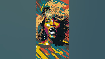 Tina Turner Pop Art - AI Art