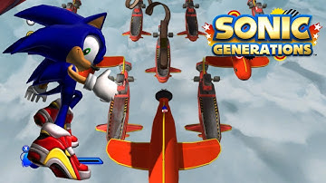 Sonic Generations Mods - SA2 Sonic in Sky Troops
