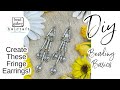 Beading Basics! Learn how to create these simple loop earrings! Easy DIY Jewelry Making.