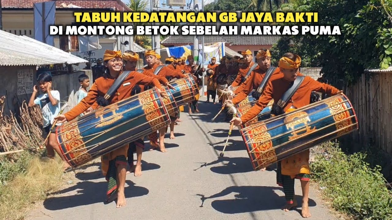 TABUH VARIASI KEDATANGAN GENDANG BELEQ JAYA BAKTI DAN LULUQ DI MONTONG BETOK SEBELAH MARKAS PUMA