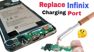 how to change infinix charging port without soldering iron