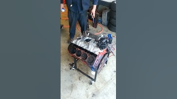 Chevy V8 running with only one head