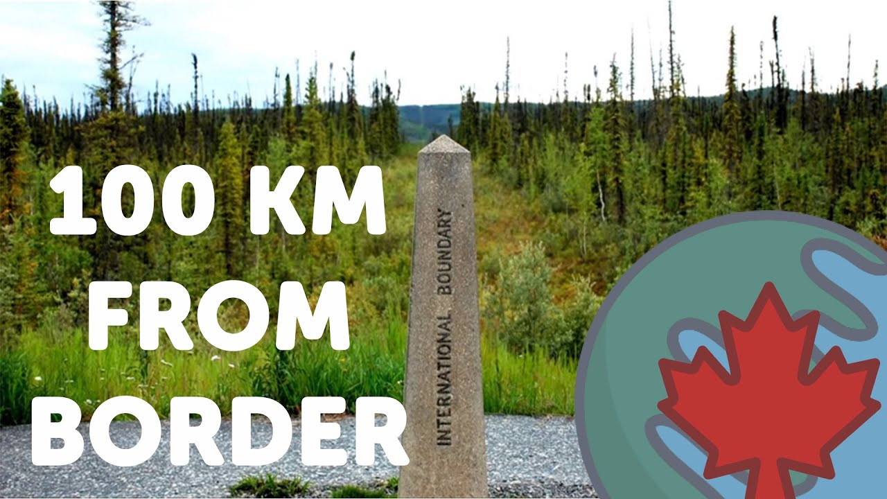 Why do Canadians live so close to the US border?