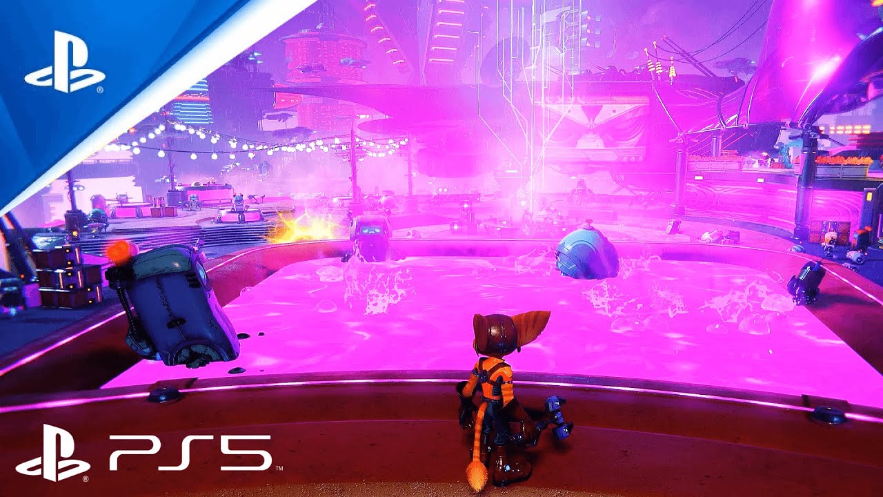 PS5 VRR - Ratchet and Clank Rift Apart Gameplay - YouTube