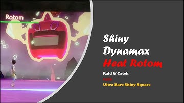 Pokémon Shield - Shiny Dynamax Heat Rotom Raid & Catch