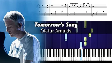 Ólafur Arnalds - Tomorrow's Song - Piano Tutorial