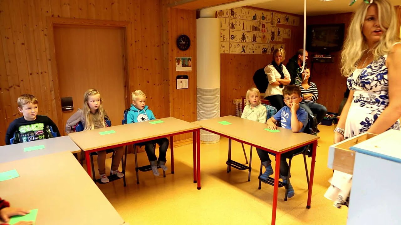 Første skoledag i Oltedal