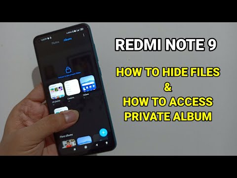 Redmi Note 9  How To Hide Files amp How To Access Private Album