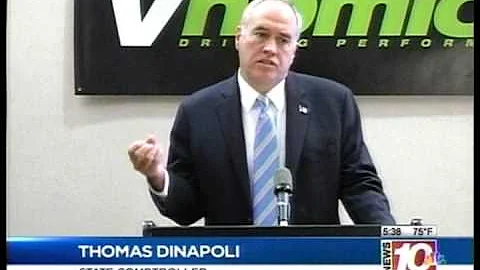 RIT on TV: State Comptroller visits VNomics News 10 NBC