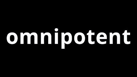 Video Word Of The Day - Omnipotent