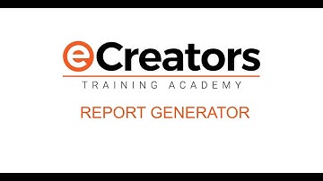 Report Generator - How to, Moodle, Learnbook, LMS, eCreators