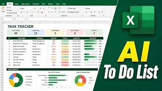 How to Create To Do List in Excel Using AI | Smart Task List Tutorial