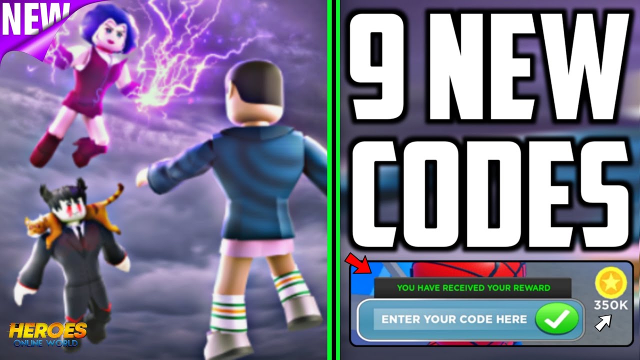 New Update!] HEROES ONLINE WORLD CODES - JANUARY 2023 ROBLOX HEROES ONLINE  WORLD CODES!! 
