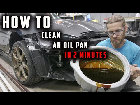 HOW TO CLEAN OIL PAN IN 2 minutes