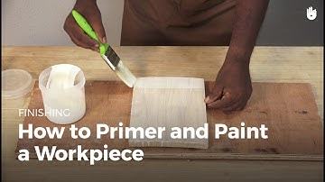How to Primer and Paint a Workpiece | Woodworking