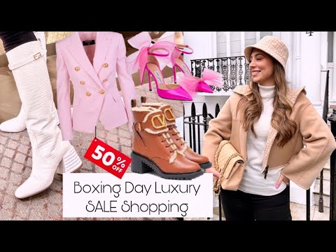 Boxing Day Luxury SALE Shopping- Dior, Fendi, Balmain, Manolo Blahnik & more 40%-50% OFF 🤩